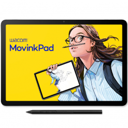 Wacom MovinkPad 11 - widok od góry z piórkiem